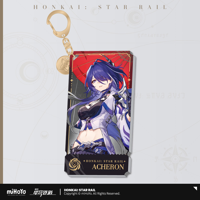 崩坏：星穹铁道 Honkai: Star Rail Splash Art Acrylic Keychain Acheron 